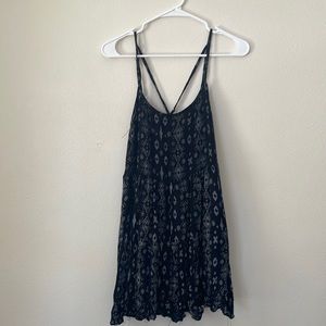 Black and White pattern dress. Short, super cute and flowy.